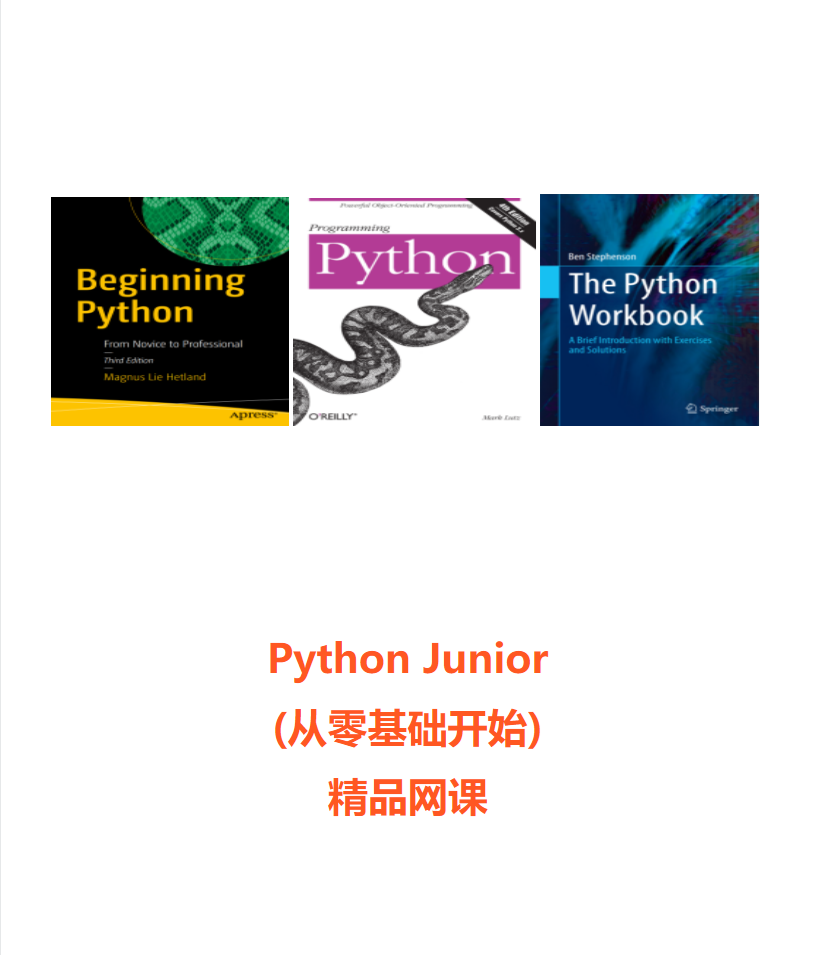 Picture of Python Junior Class  with  12 Lessons